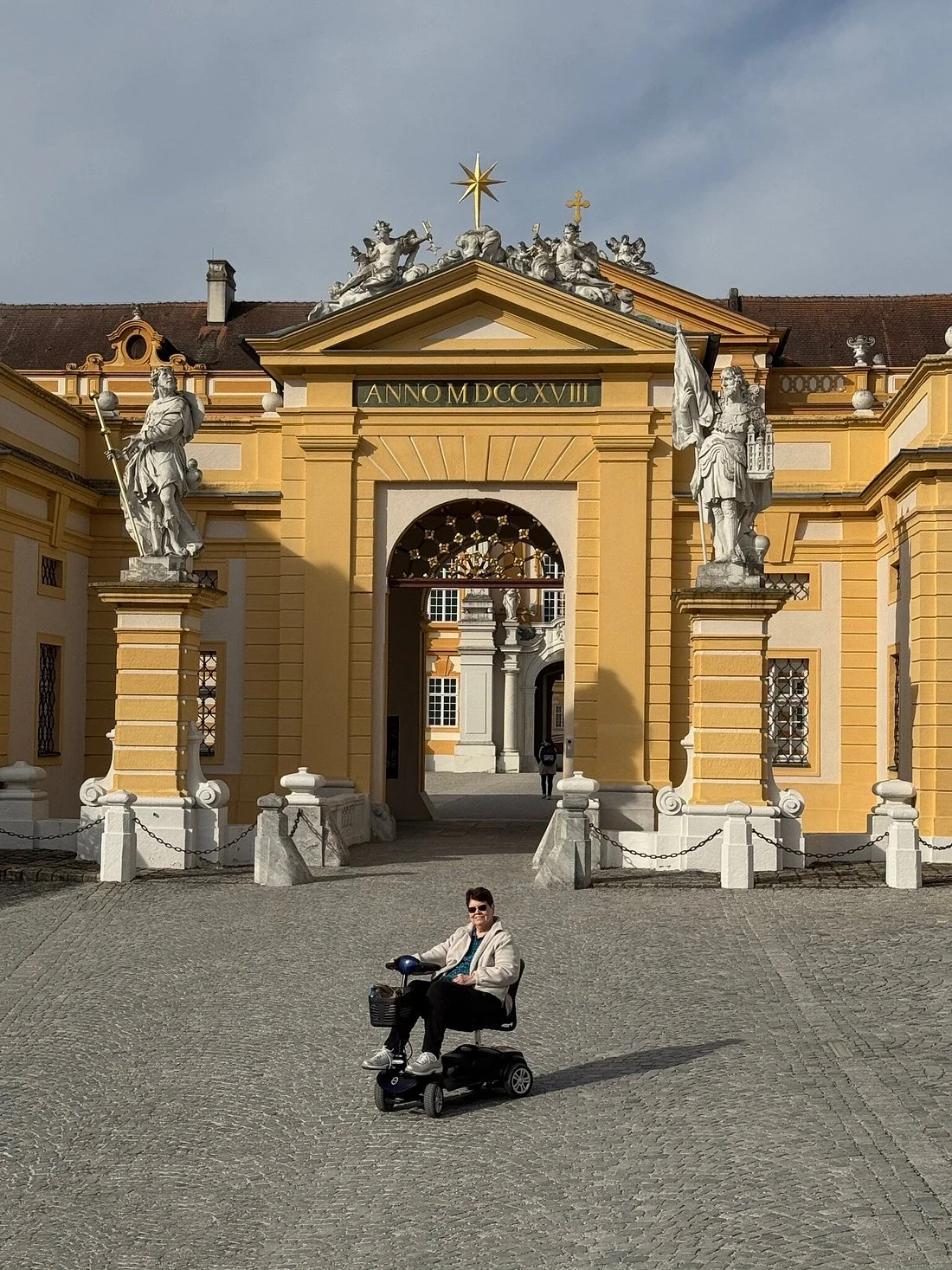 Customer at Melk Abbey